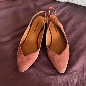 Lucky Brand Sling back flats shoes